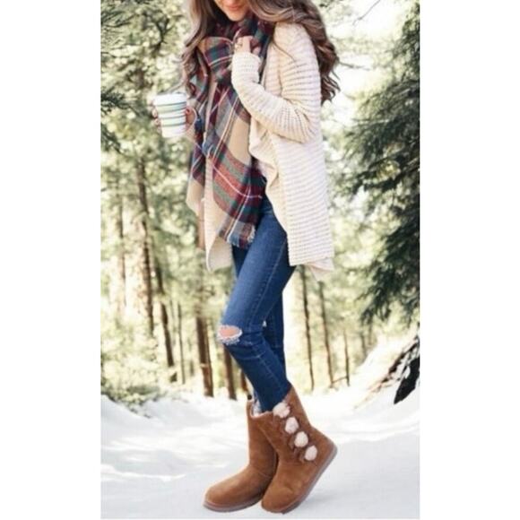Women's Koolaburra by Ugg Victoria Tall Winter Boots in Chestnut, 8 - Picture 1 of 9